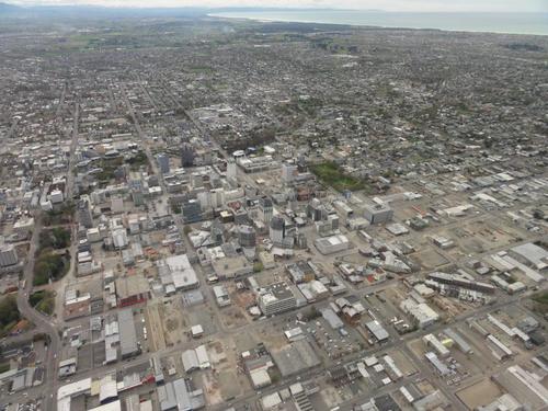 Christchurch, demolished, the old...