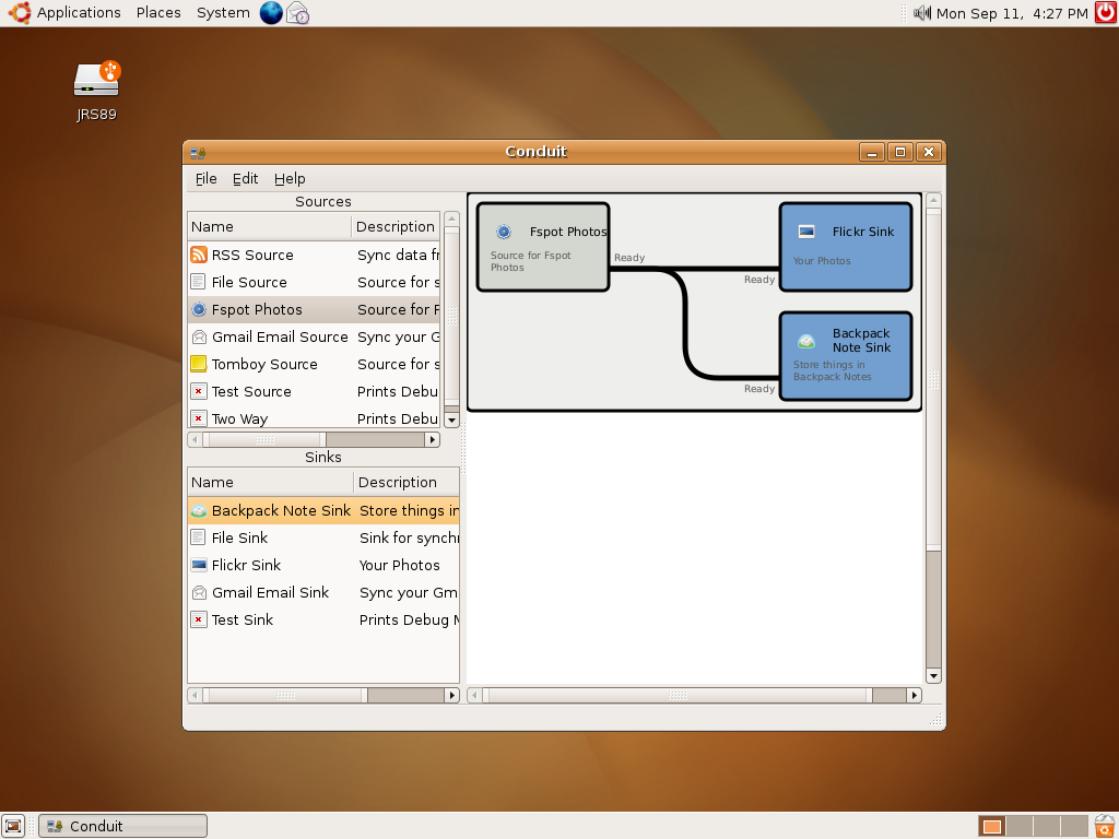 Conduit running on Ubuntu Edgy
