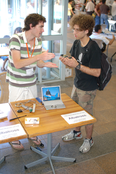 Showing off Albatross at the Openday